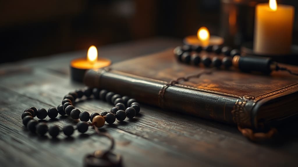 Mala de meditación budista